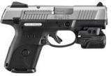 Ruger 9MM Stainless Steel Crimson Trace Picatinny Rail Mount White Light Talo KSR9C-CLT                                     